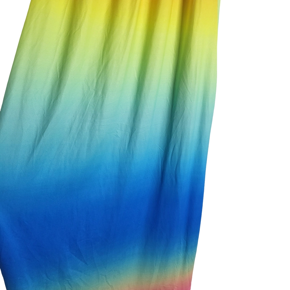 Rainbow Ombre Maxi Dress - Picture 4 of 9